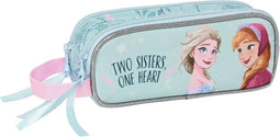 Schoolpennenzak Frozen One heart Turquoise 21 x 8 x 6 cm