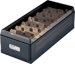 Kaartenbak 55x90mm Metaal KW Trio
