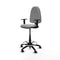 Piqueras y Crespo B1D01RP - Bureaustoel - Hoogteverstelbaar met armleuning - Lichtgrijs