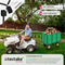 tectake® Bolderwagen - Transportkar - Opklapbare zijwanden - Draagvermogen 544 kg