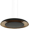 Steinhauer Golden Veil 4332ZW - Hanglamp - Ingebouwde LED-verlichting - Zwart/Goud