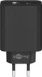 Goobay 61755 - Thuislader - 1 USB-C PD 45W en 1 USB-A QC 18W - Zwart