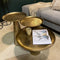 Salontafels rond - Salontafel goud - Salontafel industrieel 58cm