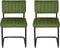 Feel Furniture - Luxe stoel - Ribbon - Groen - 2 stuks