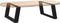 vidaXL - Salontafelpoten - 2 - st - U-vormig - 70x(30-31) - cm - staal - zwart