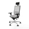 Bureaustoel Piqueras y Crespo 3D026G1 Lichtgrijs