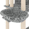 vidaXL - Kattenmeubel - met - sisal - krabpalen - 191 - cm - lichtgrijs
