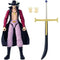 Anime Heroes Gelede Figuur - BANDAI - One Piece - Dracule Mihawk Hawkeye - 17 cm