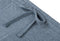 Milanoro - Set van 2 katoenen pyjamabroeken - Elastische tailleband - Navy / Blauw effen (2 stuks)