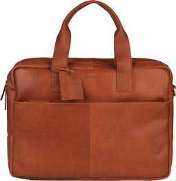 BURKELY Vintage Jesse - Aktetas - Laptopvak 14 inch - Cognac