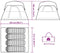 vidaXL - Tent - 4-persoons - waterdicht - blauw
