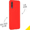 Accezz Samsung Galaxy A50 / A30s - Liquid Silicone Backcover - Schokabsorberend - Rood