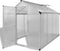 vidaXL - Tuinkas - met - basisframe - 4,6 - m² - versterkt - aluminium