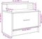 vidaXL - Nachtkastjes - 2 - st - met - lade - 51x31x47 - cm - betongrijs