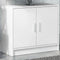 vidaXL - Wastafelkast - 63x29x55 - cm - bewerkt - hout - wit