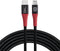Microconnect MC-CLIGHTNING-SC - Lightning naar USB-C Kabel - 1,5 m - Rood Zwart