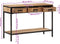 vidaXL - Wandtafel - 100x35x70 - cm - massief - ruw - mangohout