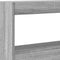 vidaXL - Hoofdbordkast - met - LED-verlichting - 180x17x102 - cm - grijs - sonoma