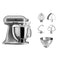 KitchenAid Artisan - Keukenrobot 4,8 L met extra accessoires - Contour Zilver