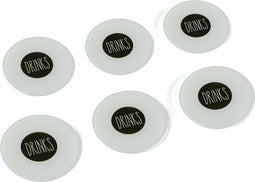 Versa Onderzetters Versa Drinks Minimalist Kristal (6 Onderdelen) (11 X 11 X 4 Cm) (6 Pcs)