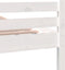 vidaXL - Bedframe - massief - hout - wit - 90x190 - cm
