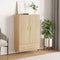 vidaXL - Hoge - kast - 69,5x31x115 - cm - bewerkt - hout - sonoma - eikenkleurig