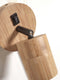 GOOD&MOJO Wandlamp Java - Bamboe Zwart - Ø12cm - Binnen Modern