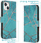iMoshion Hoesje Geschikt voor iPhone 14 Hoesje Met Pasjeshouder - iMoshion Design Softcase Bookcase - Blauw / Blue Graphic
