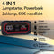 Brixy Jumpstarter - 4-in-1 Starthulp 2200A 16000mAh - LED Zaklamp SOS Noodlicht - Rood/Zwart