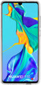 Hoesje Geschikt voor Huawei P30 Hoesje Siliconen - Design Backcover siliconen - Meerkleurig / White Graphic