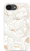 Mio by Mobilize Hoesje geschikt voor Apple iPhone 16e MagSafe Telefoonhoesje Hardcase | Mio by Mobilize Backcover | Geschikt voor MagSafe | Geschikt voor Draadloos Opladen met Magnetische Ring | MagSafe Case - White Roses | Wit