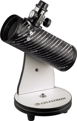 Celestron Firstscope 76 - Spiegeltelescoop - 76/300 mm - 15x tot 75x vergroting - Zwart