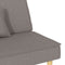 vidaXL - Slaapbank - stof - taupe