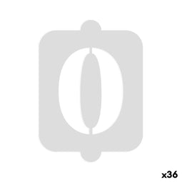 Taartsjabloon Algon Cijfer 0 (36 Stuks)