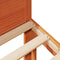 vidaXL - Bedframe - zonder - matras - massief - grenenhout - wasbruin - 180x200 - cm