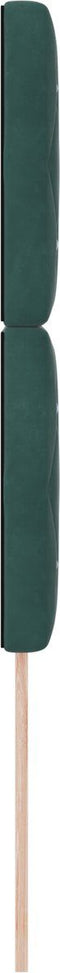 vidaXL - Hoofdbord - met - Kristallen - Knopen - in - Donkergroen - 90 - cm - van - Fluweel