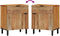 vidaXL - Nachtkastje - 50x33x60 - cm - Massief - Acaciahout