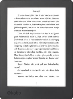 Kobo Aura H2O Edition 2 - E-reader - Waterdicht - 6.8 inch - 8GB opslag - Zwart