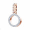 Swarovski Remix Initial O - Bedel - Swarovski kristal - zilver