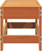 vidaXL - Tuinvoetenbank - 62x30x32 - cm - massief - grenenhout - wasbruin