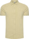 Mario Russo Korte Mouwen Overhemd - Polo Shirt Heren - Licht olijfgroen - L