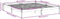 vidaXL - Bedframe - extra - lang - zonder - matras - massief - grenenhout - 180x220 - cm