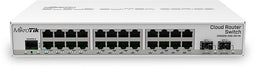MikroTik CRS326-24G-2S+IN - Managed Switch - 24x 1Gbps Ethernet - 2x SFP+ - Wit