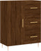 vidaXL - Dressoir - 69,5x34x90 - cm - bewerkt - hout - bruin - eikenkleur