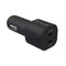 Muvit for Change - Auto oplader - 20 W - USB-C x 2 - Zwart