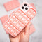 iMoshion Hoesje Geschikt voor Samsung Galaxy S9 Hoesje Siliconen - iMoshion Pop It Fidget Toy - Pop It hoesje - Roze