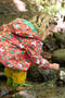 Frugi Puddle Buster - Jas - Lange mouw - Watermelon Pegasus (maat 104)