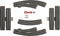 Märklin C-rail uitbreidingsset C3 - 7 rechte C-rails 24188 - 7 rechte C-rails 24172 - 2 gebogen C-rails 24130 - 2 meegebogen wissels 24671 24672