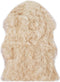 vidaXL - Vloerkleed - 60x90 - cm - kunstschapenvacht - gemêleerd - bruin