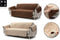 Home&Comfort Zetelhoes - Driezitsbank - Waterafstotend - Omkeerbaar - Bruin/Beige